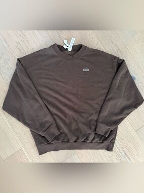 ALO accolade Crewneck Sweatshirt - brown